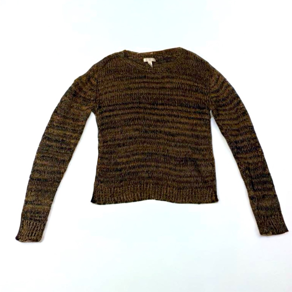 BP Cozy Crewneck Sweater Brown/Tan/Blue Colors Size XS-S